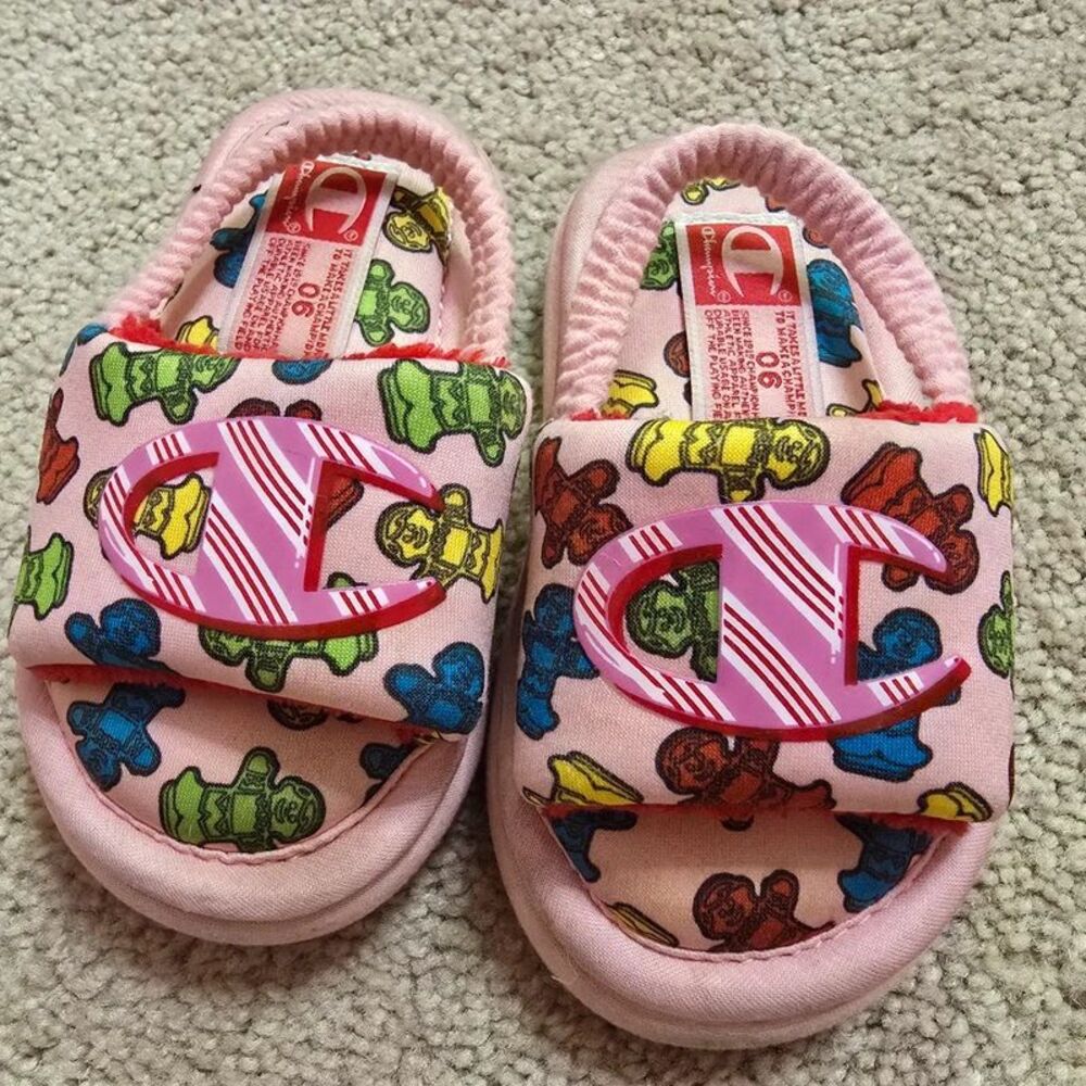 Champion Toddler Girls Candy House Slides Size 6T